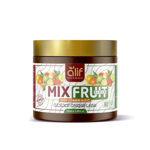 Exfoliating Mix Fruit Scrub | 100G - Alif Naturals