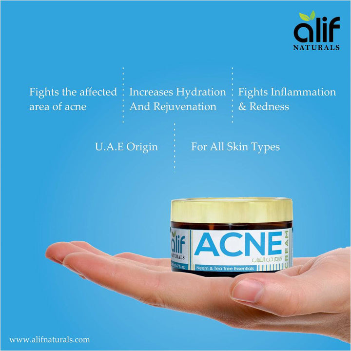 Hydrating Acne Cream | 50ml - Alif Naturals