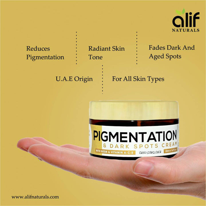 Pigmentation Cream | 50ml - Alif Naturals