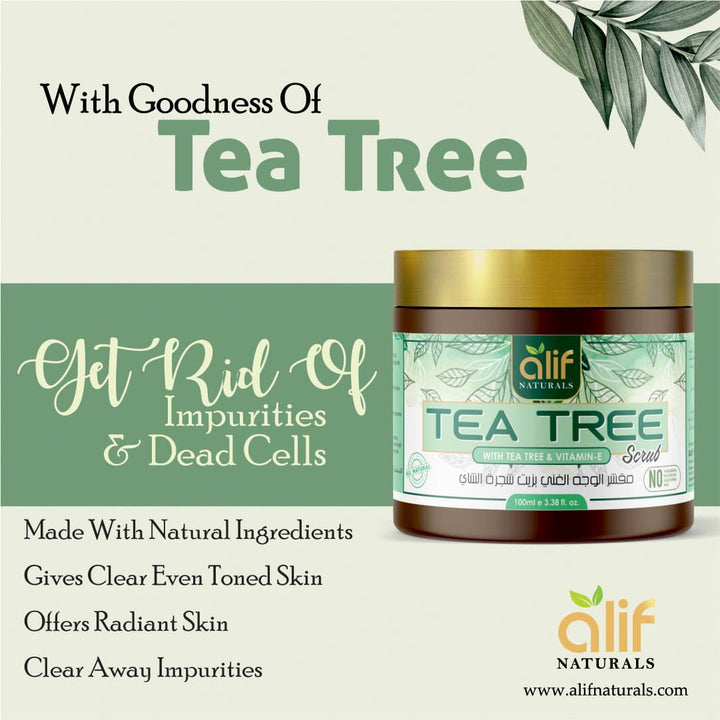 Tea Tree Scrub | 100G - Alif Naturals