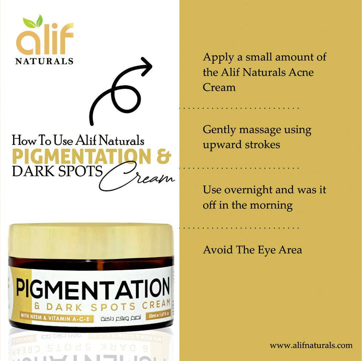 Pigmentation Cream | 50ml - Alif Naturals