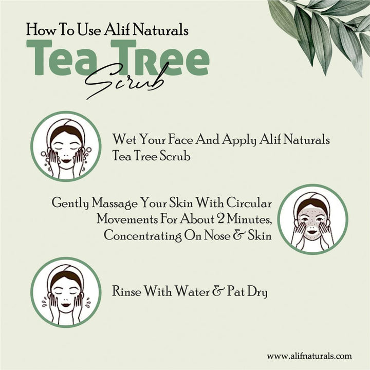 Tea Tree Scrub | 100G - Alif Naturals