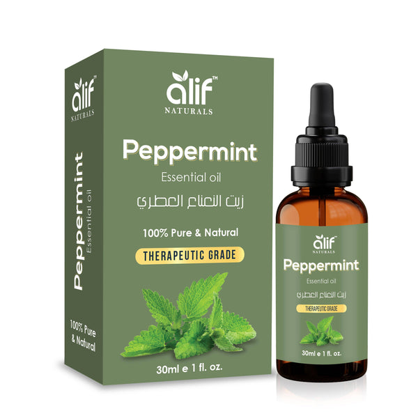 Peppermint Essential Oil 30ml - Alif Naturals