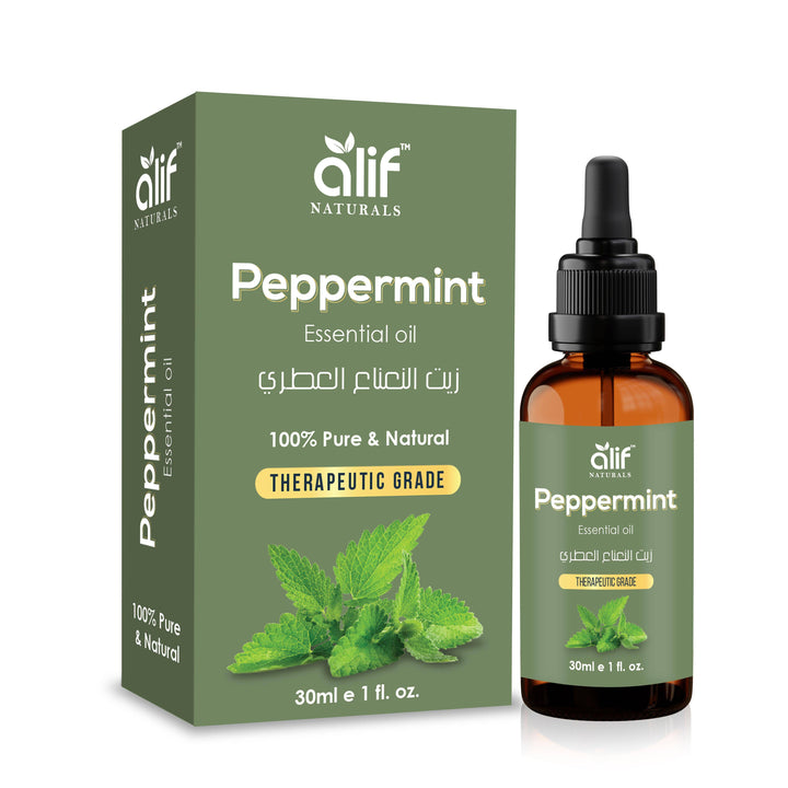 Peppermint Essential Oil 30ml - Alif Naturals