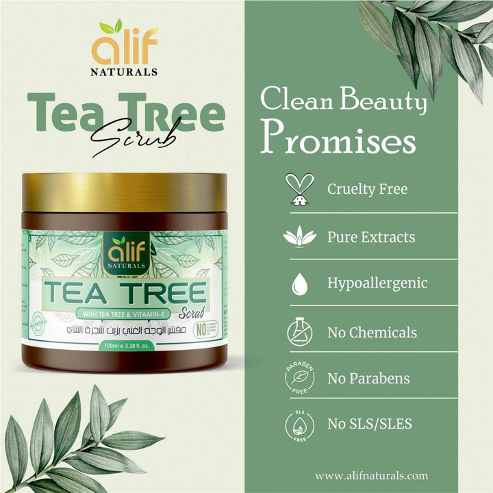 Tea Tree Scrub | 100G - Alif Naturals