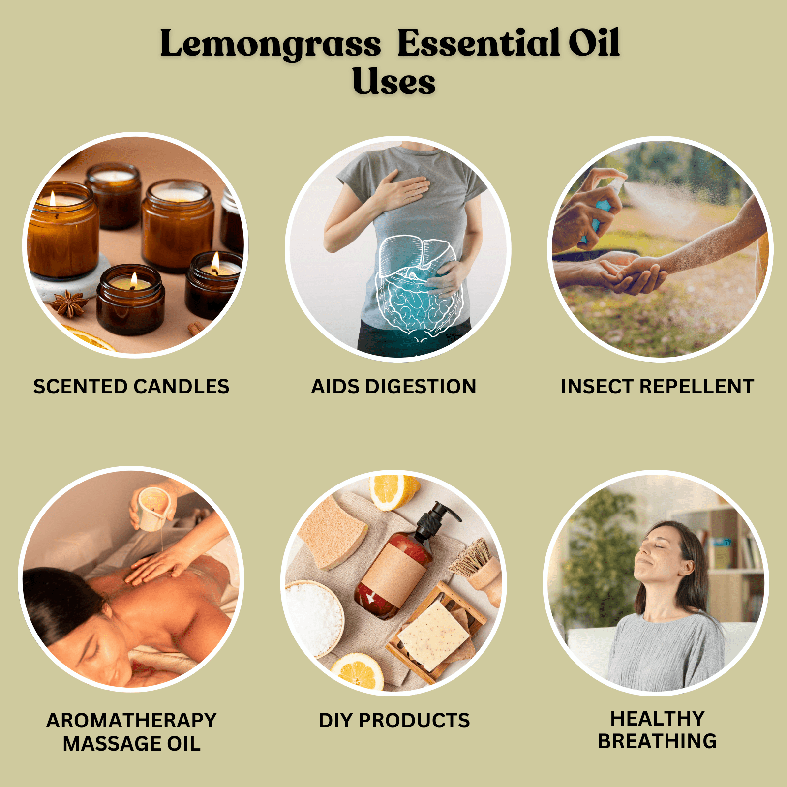 Lemongrass Essential Oil 30ml - Alif Naturals